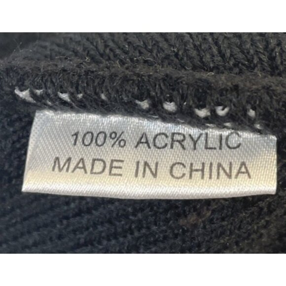 Adult Black United States Of America Washington DC Knit Beanie - Picture 6 of 6